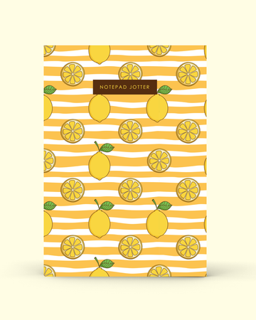 Light Summer Lemon Jotter Pack of 2