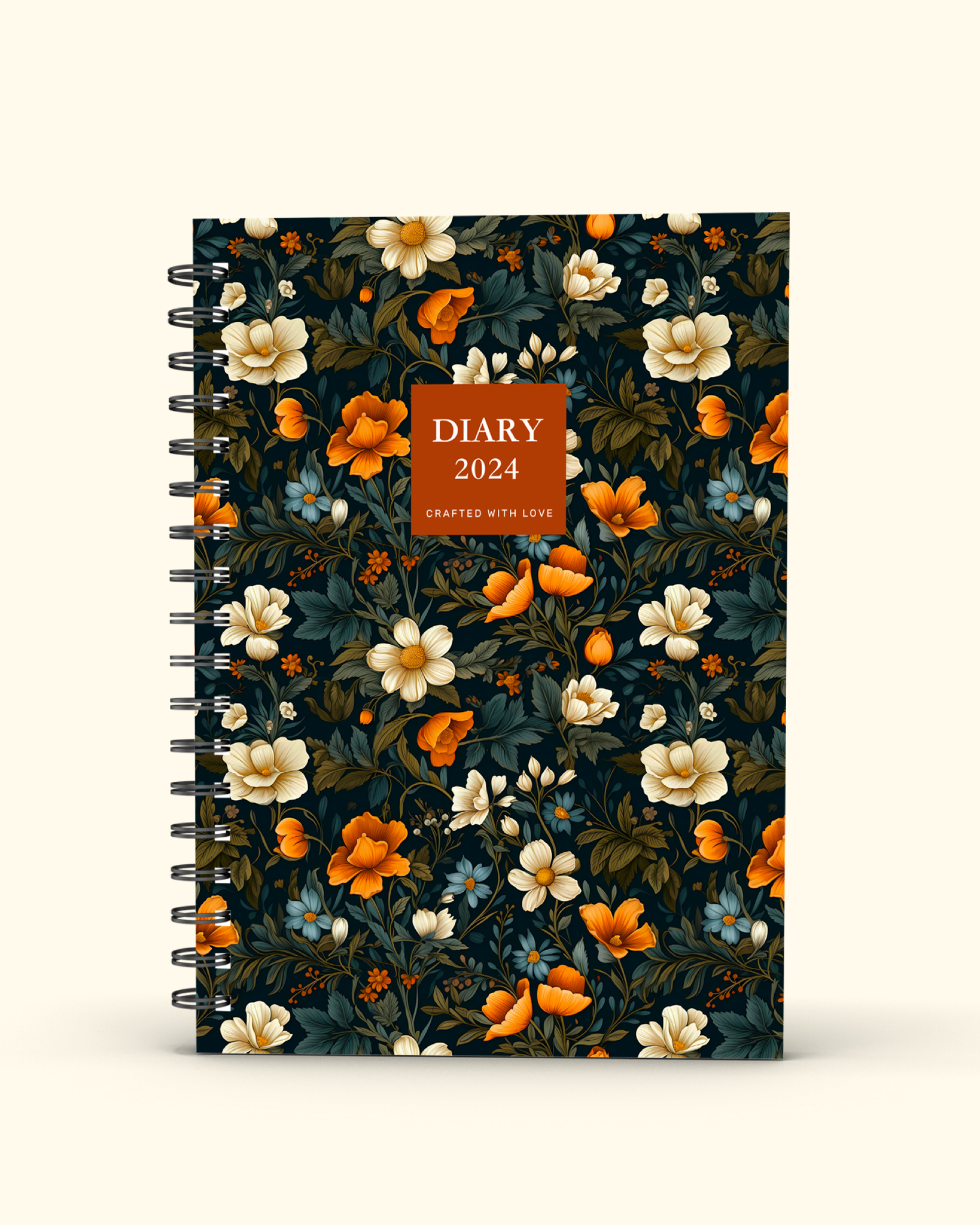 2024 Midnight Florals Diary
