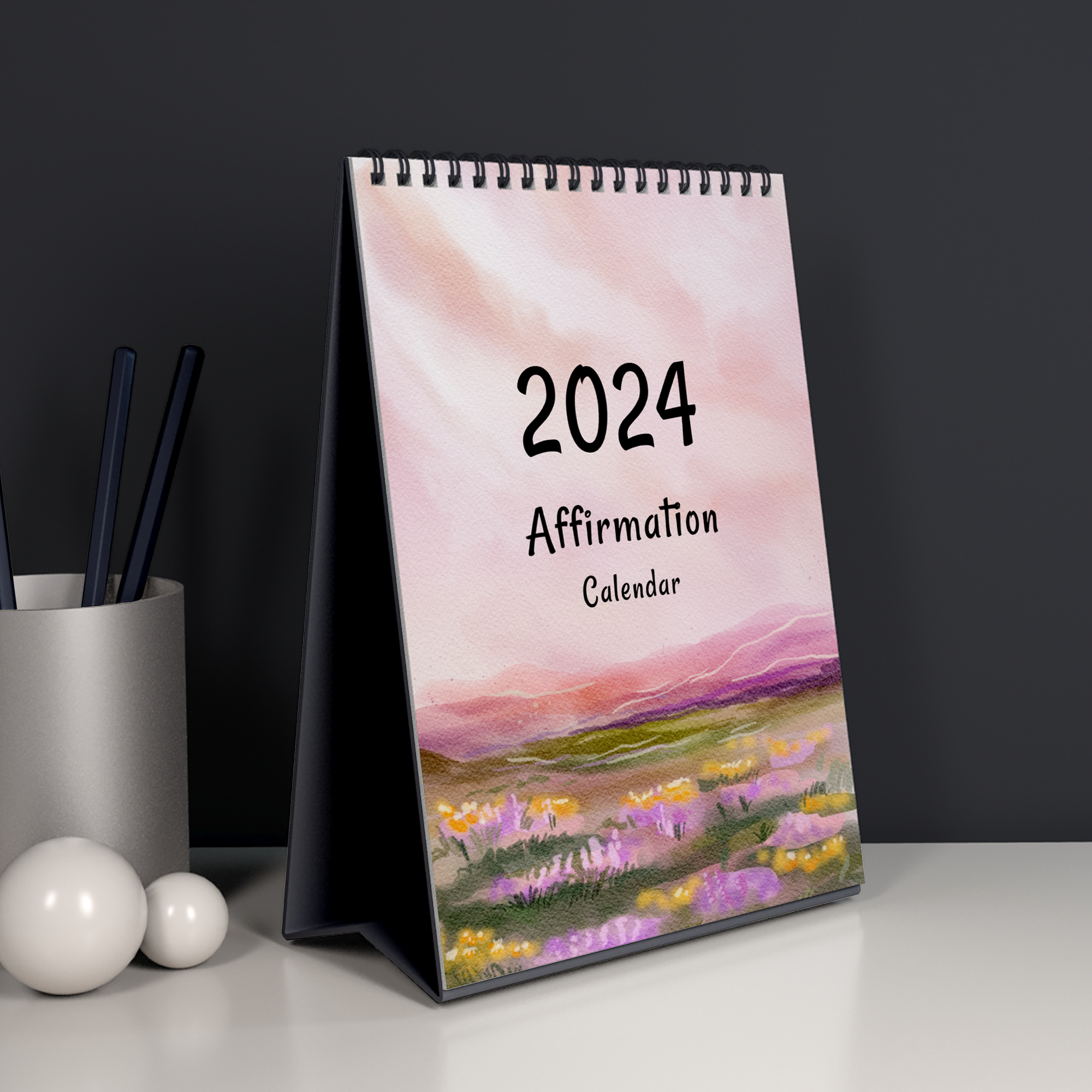 2024 Affirmation Calendar: A Year of Mindful Living