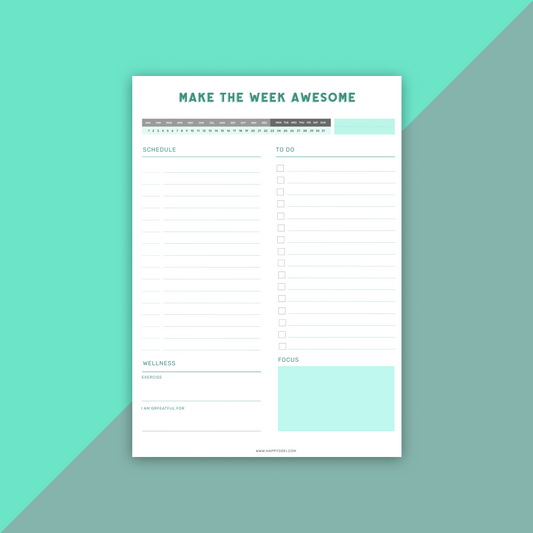 Awesome Week Mastery Planner (Pack of 2)