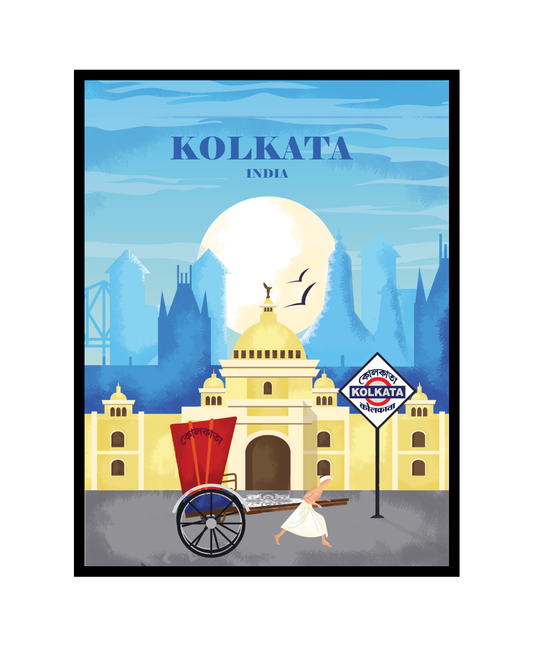 Kolkata City in Vibrant Colors
